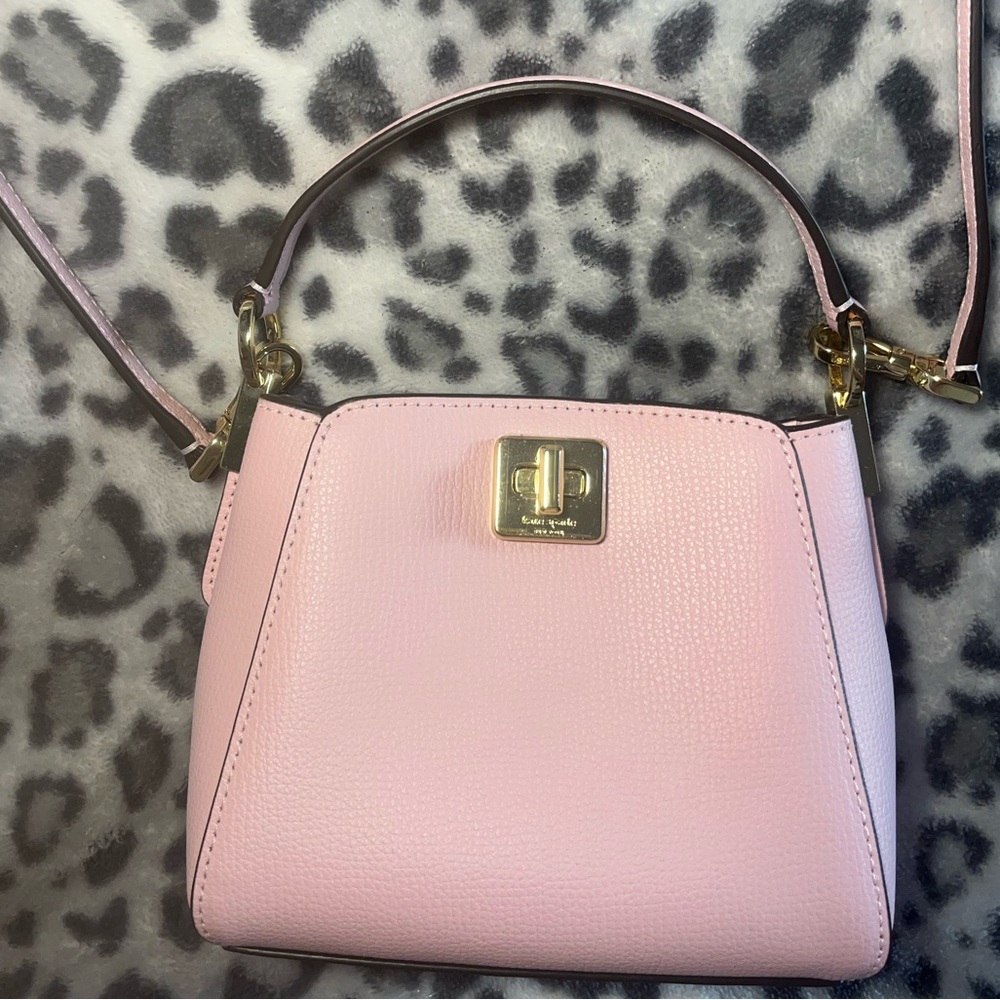 Kate Spade Phoebe Mini Top Handle Crossbody Purse Light Pink - Picture 3 of 8